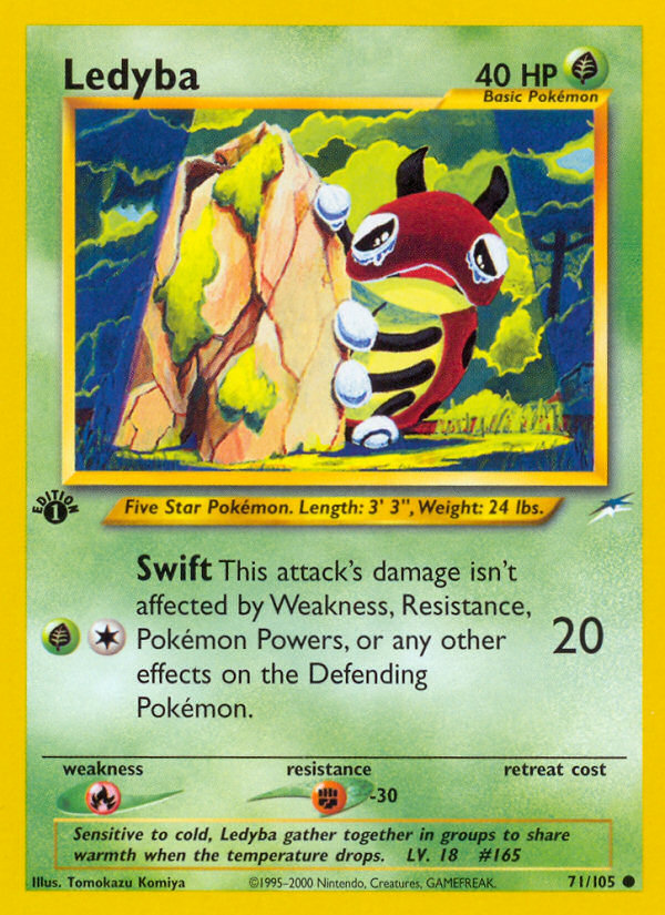 Ledyba 71/105 Common card from Neo Destiny