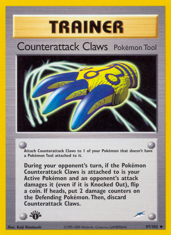 Counterattack Claws 97/105 Uncommon card from Neo Destiny