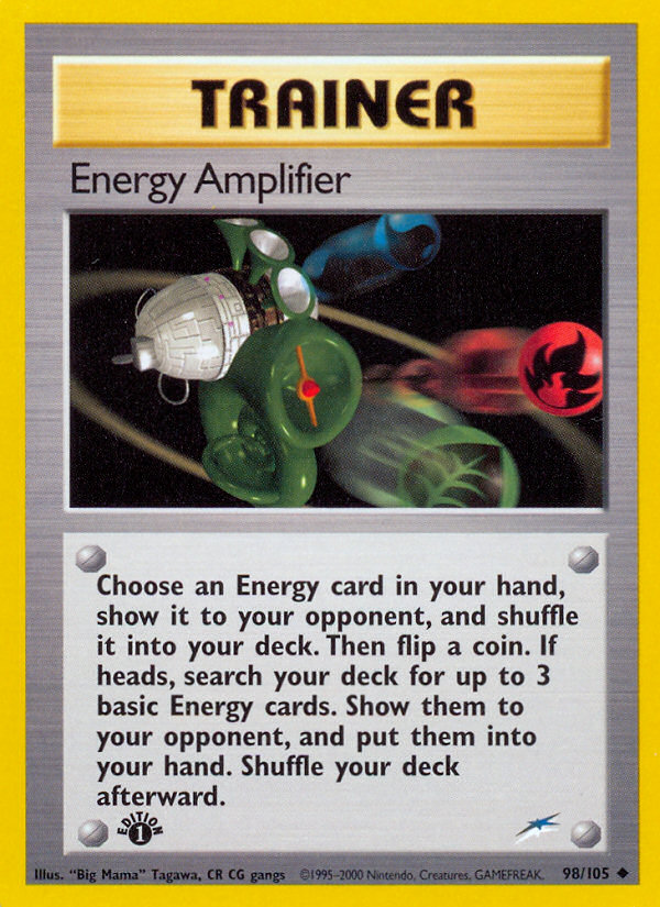 Energy Amplifier 98 Uncommon card from Neo Destiny