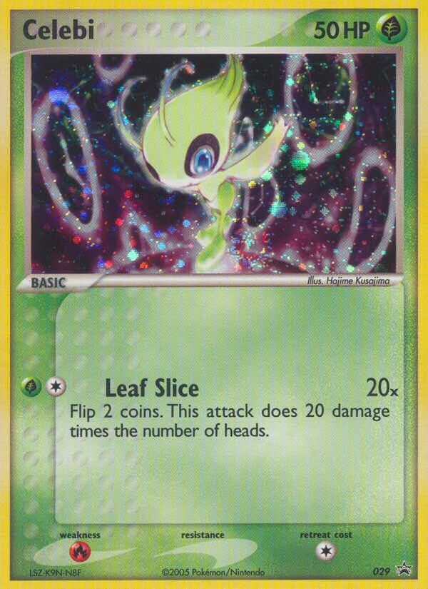 Celebi 29/40 Promo card from Nintendo Black Star Promos