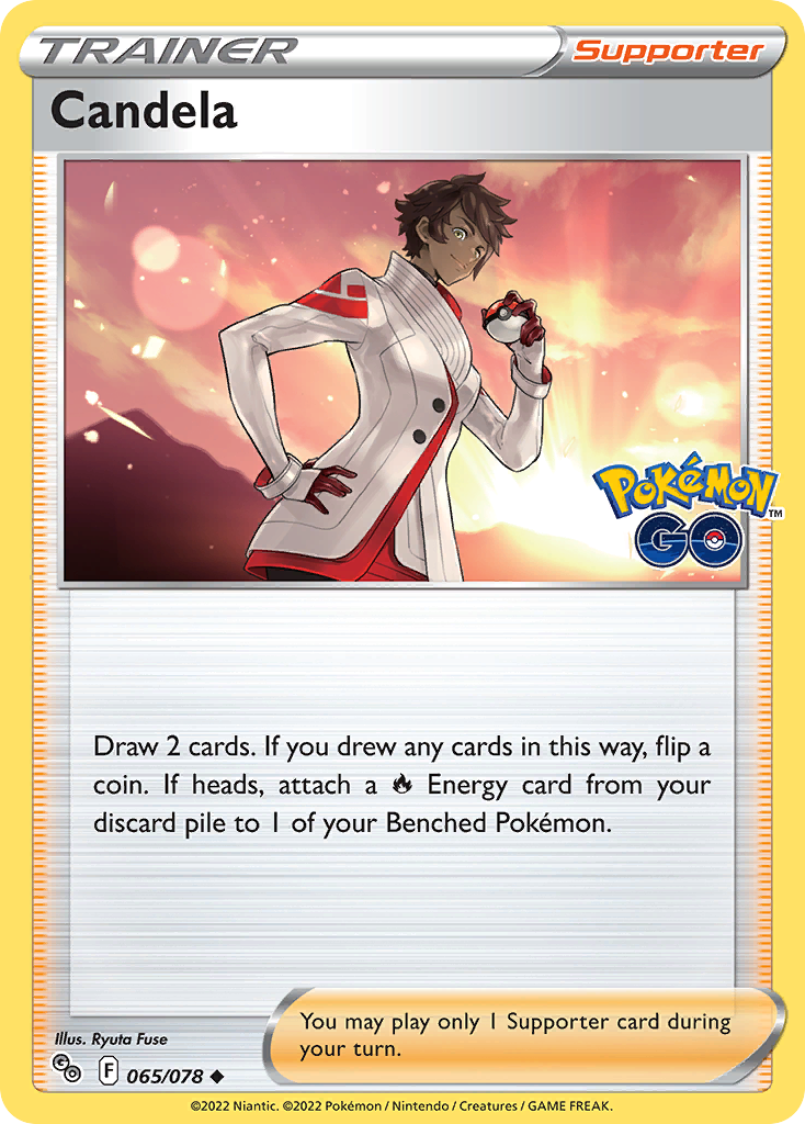Candela 65 Uncommon card from Pokémon GO