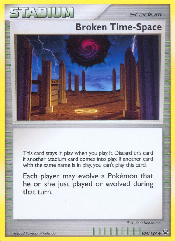 Broken Time-Space 104/127 Uncommon card from Platinum
