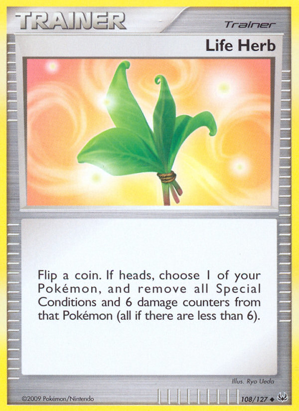 Life Herb 108/127 Uncommon card from Platinum