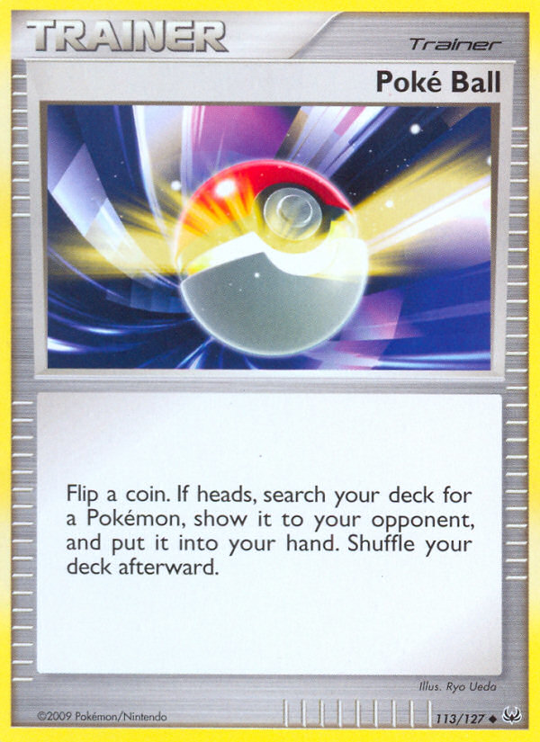 Poké Ball 113 Uncommon card from Platinum