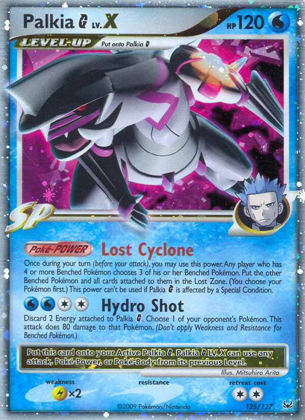 Palkia G LV.X 125 Rare Holo LV.X card from Platinum