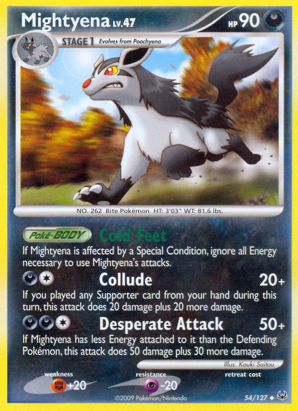 Mightyena 54 Uncommon card from Platinum