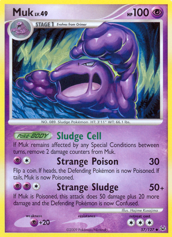 Muk 57/127 Uncommon card from Platinum