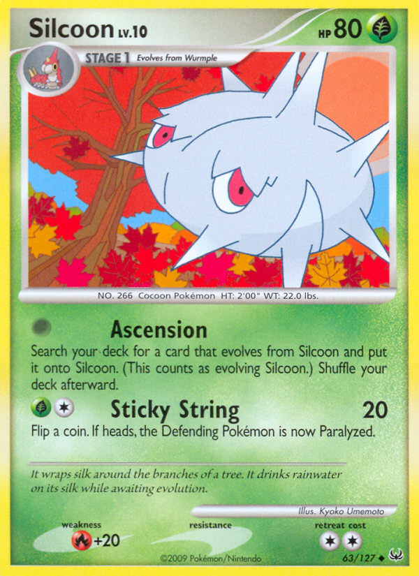 Silcoon 63 Uncommon card from Platinum