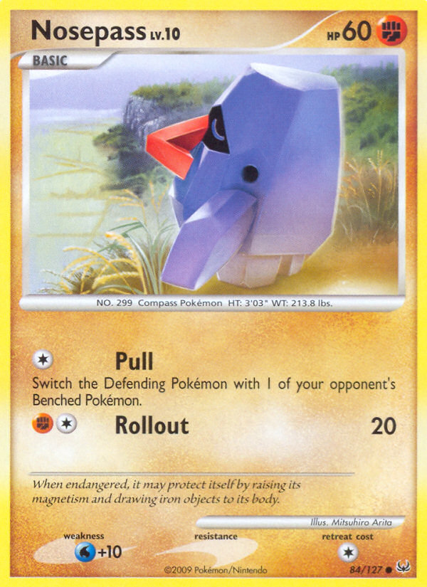 Nosepass 84 Common card from Platinum