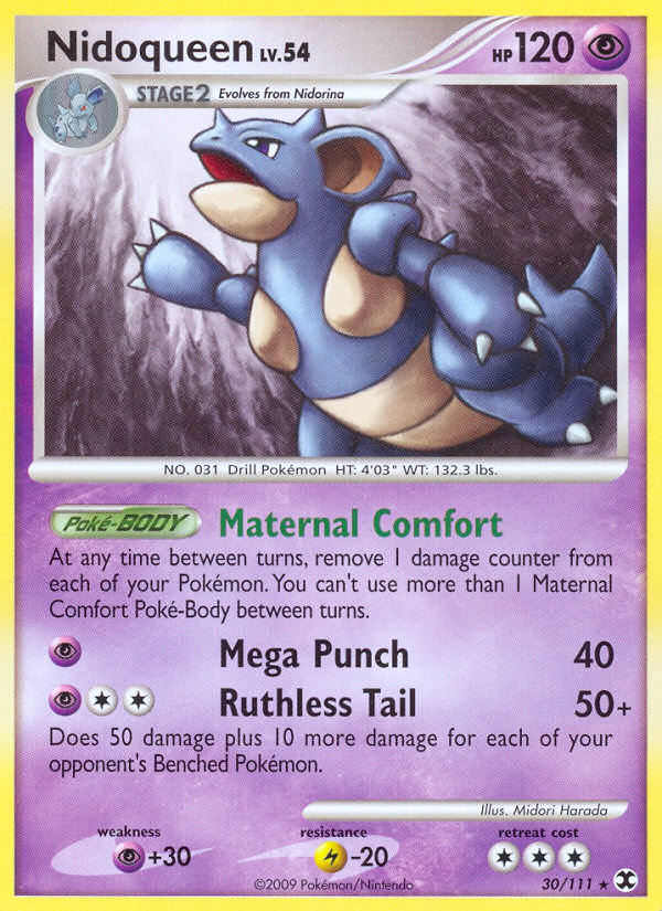 Nidoqueen 30 Rare card from Rising Rivals