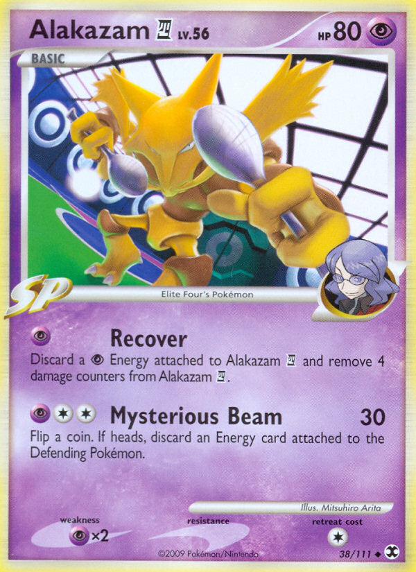 Alakazam E4 38/111 Uncommon card from Rising Rivals