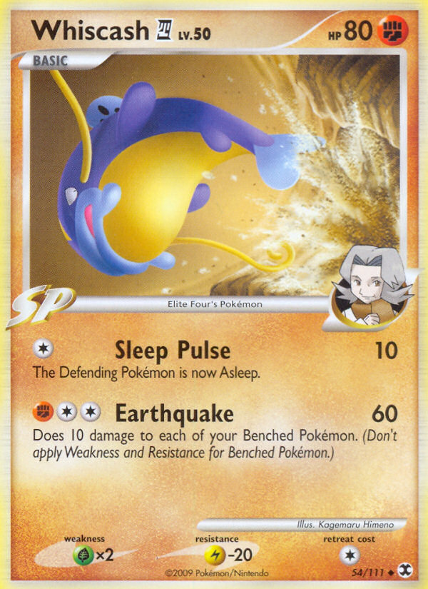 Whiscash E4 54 Uncommon card from Rising Rivals