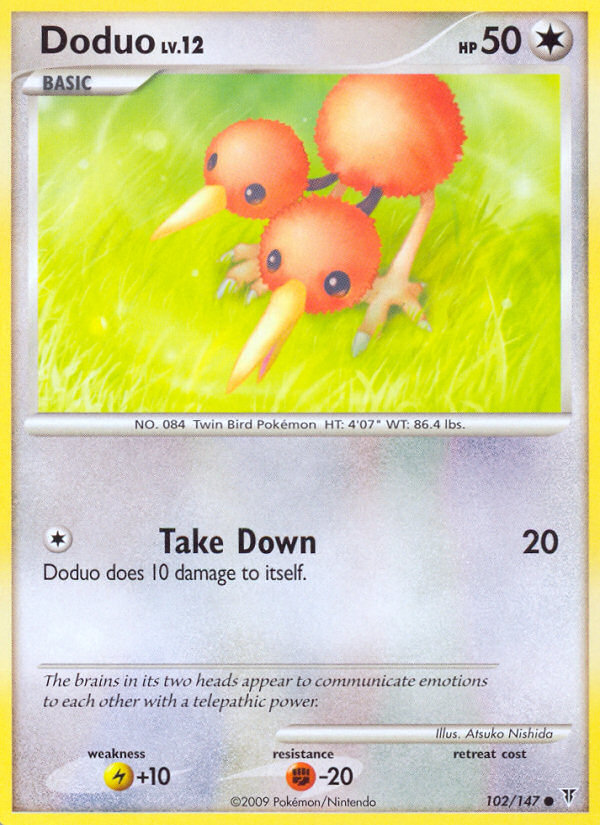 Doduo 102/147 Common card from Supreme Victors