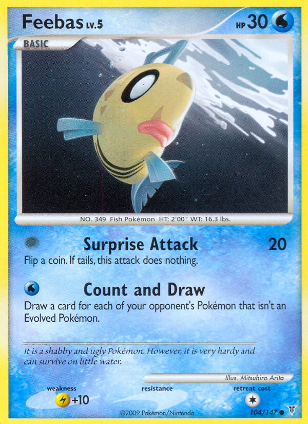 Feebas 104 Common card from Supreme Victors