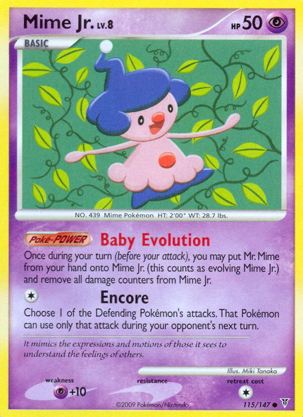 Mime Jr. 115/147 Common card from Supreme Victors