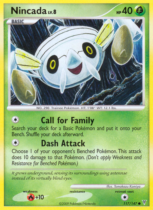 Nincada 117/147 Common card from Supreme Victors