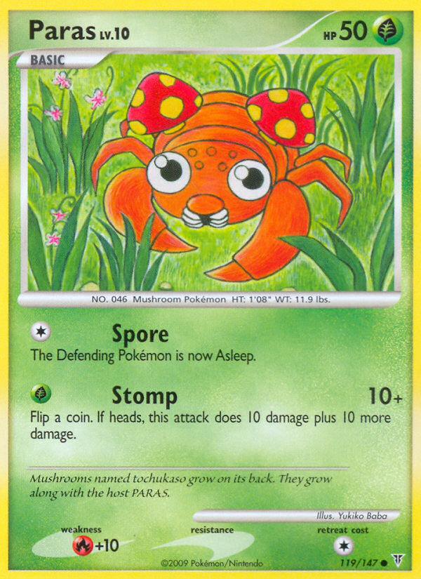 Paras 119 Common card from Supreme Victors