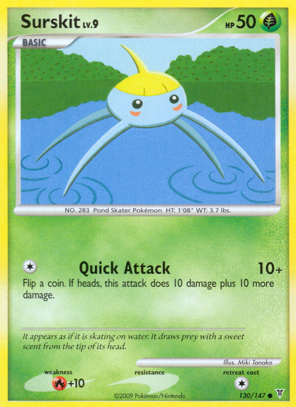 Surskit 130 Common card from Supreme Victors