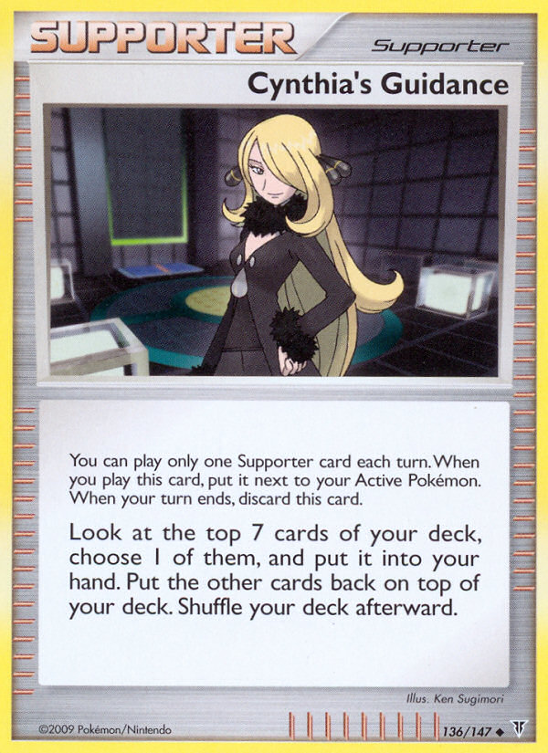 Cynthia's Guidance 136 Uncommon card from Supreme Victors