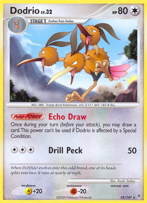 Dodrio 25 Rare card from Supreme Victors