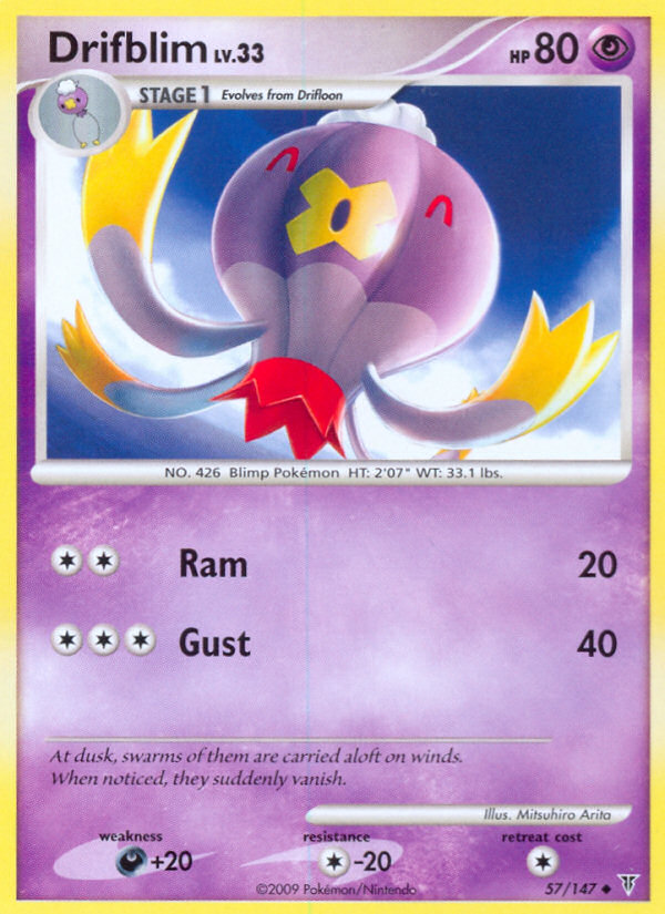 Drifblim 57/147 Uncommon card from Supreme Victors