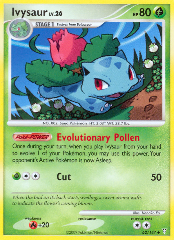 Ivysaur 62 Uncommon card from Supreme Victors