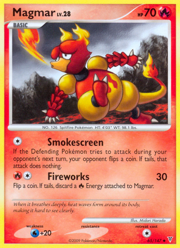 Magmar 65 Uncommon card from Supreme Victors