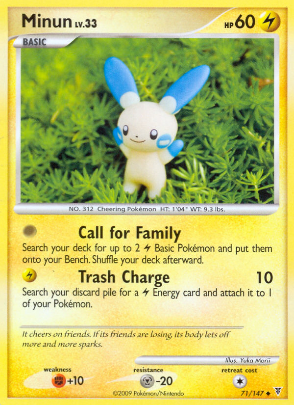 Minun 71 Uncommon card from Supreme Victors