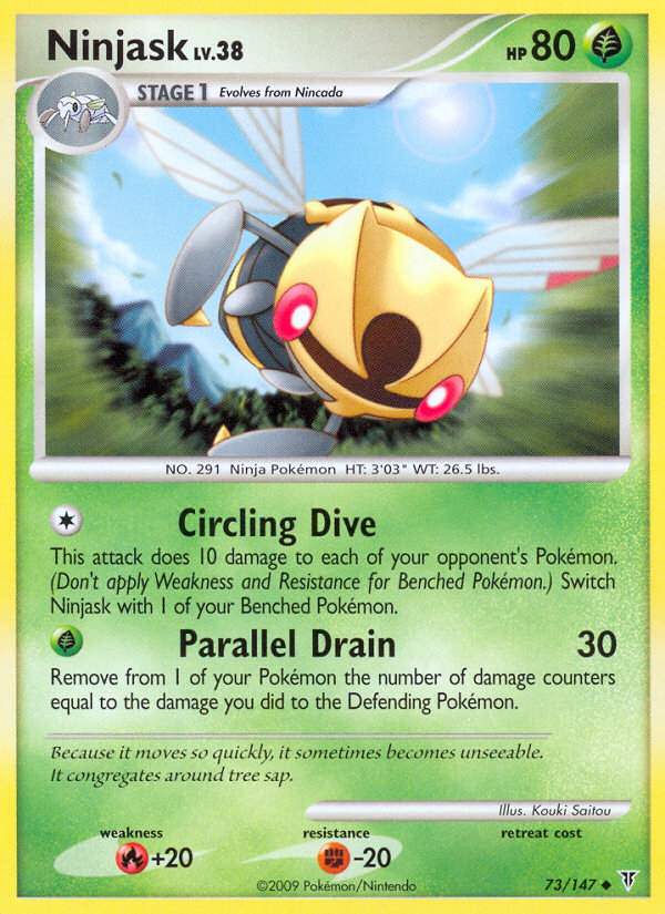 Ninjask 73 Uncommon card from Supreme Victors