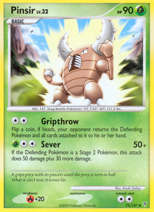 Pinsir 75/147 Uncommon card from Supreme Victors