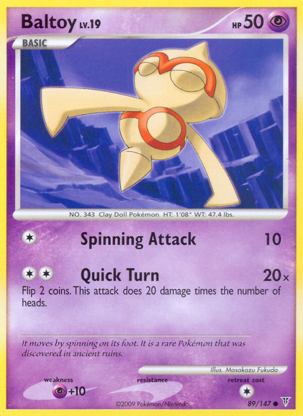 Baltoy 89/147 Common card from Supreme Victors