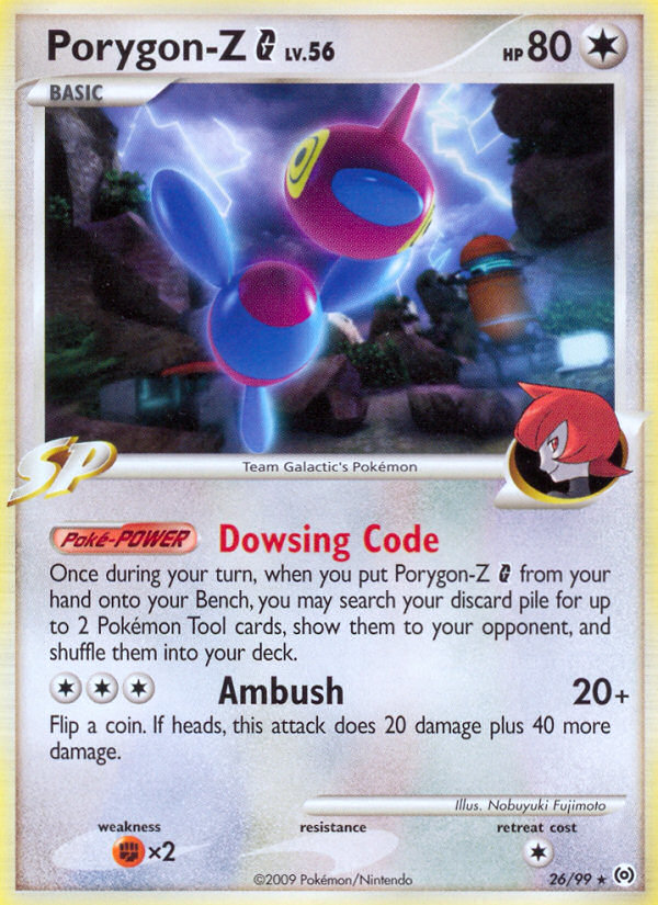 Porygon-Z G 26 Rare card from Arceus
