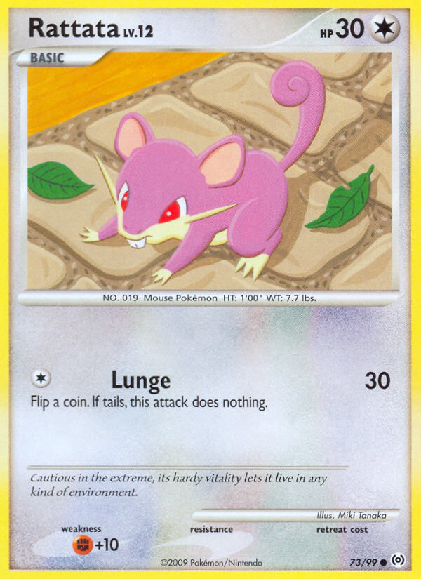 Rattata 73 Common card from Arceus