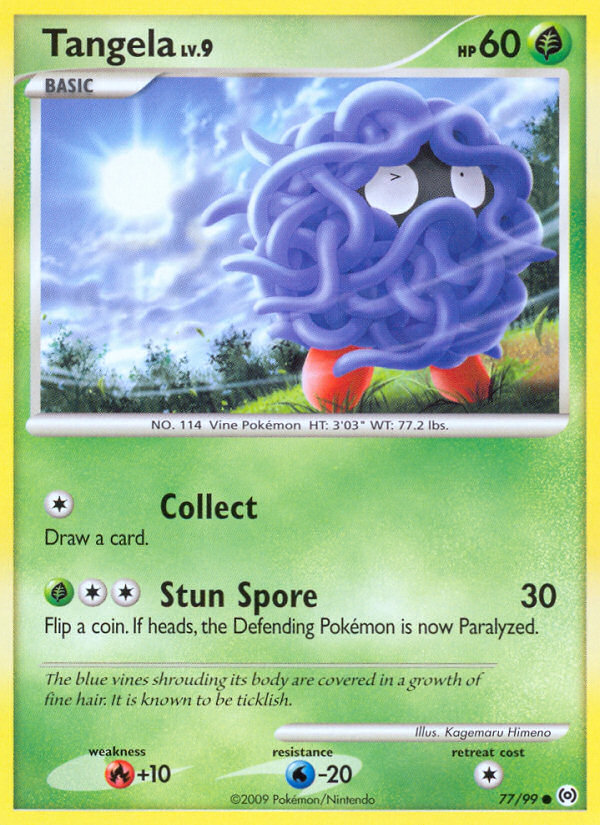 Tangela 77/99 Common card from Arceus