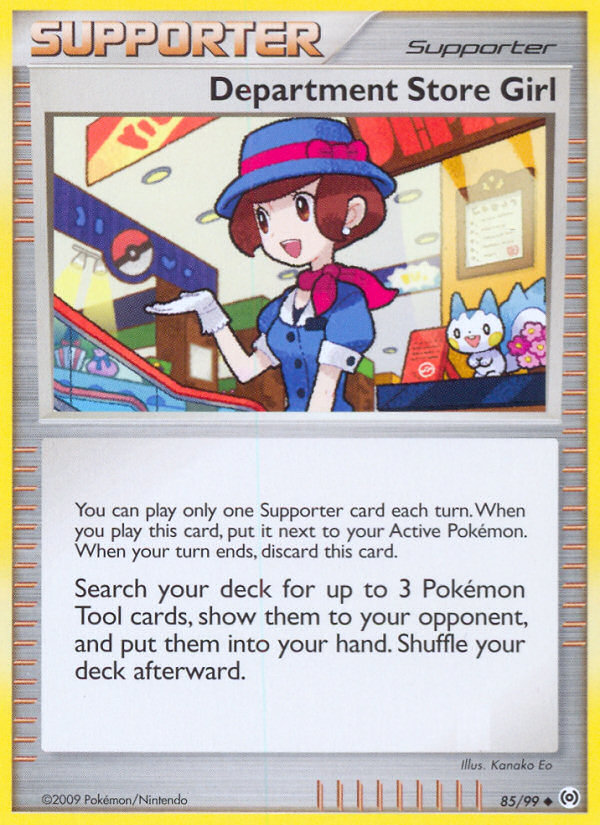 Department Store Girl 85/99 Uncommon card from Arceus