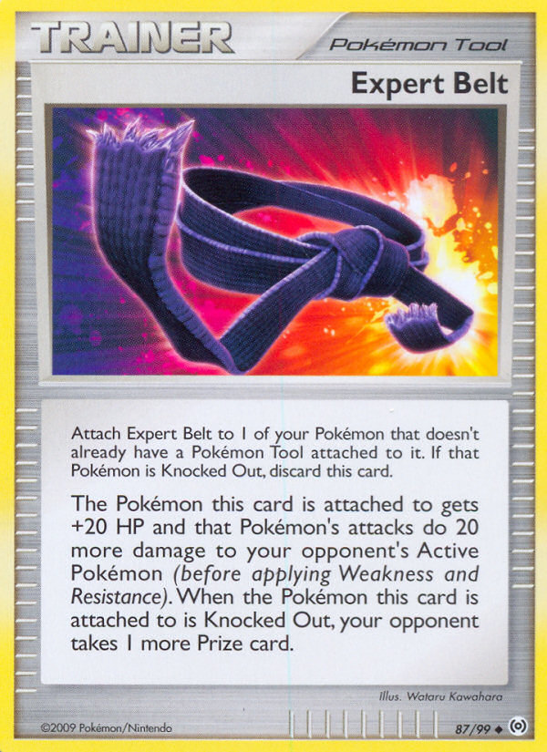 Expert Belt 87 Uncommon card from Arceus