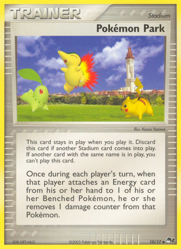 Pokémon Park 10 Uncommon card from POP Series 2