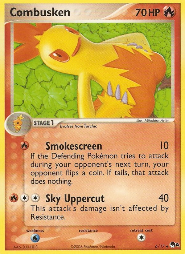 Combusken 6 Uncommon card from POP Series 4