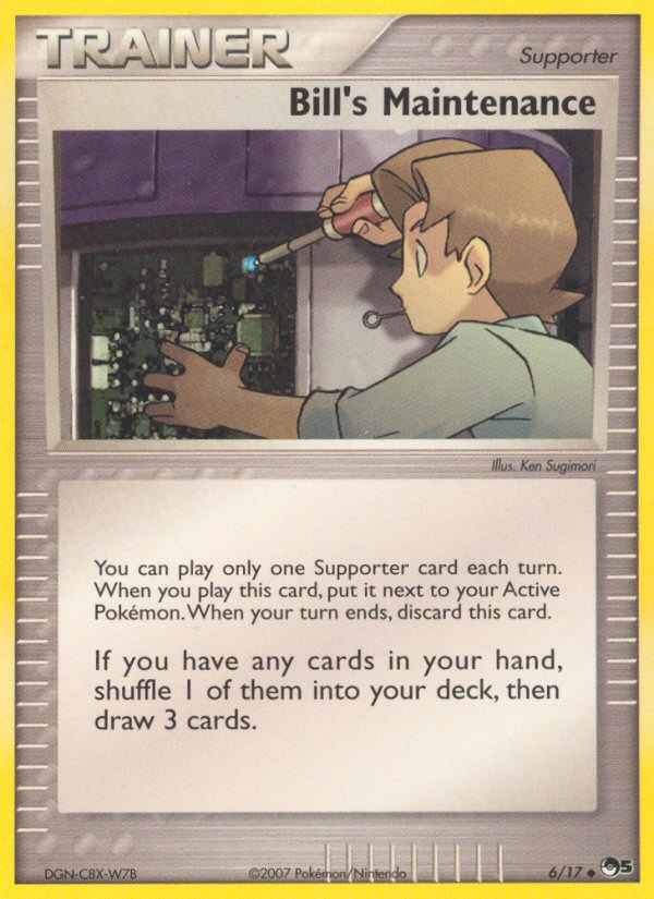 Bill's Maintenance 6/17 Uncommon card from POP Series 5
