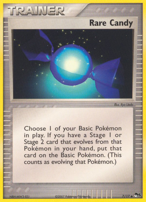 Rare Candy 7/17 Uncommon card from POP Series 5