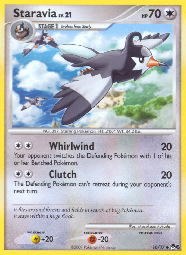 Staravia 10/17 Uncommon card from POP Series 6