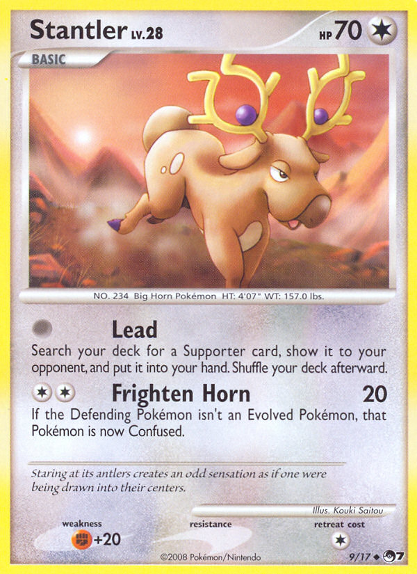 Stantler 9 Uncommon card from POP Series 7