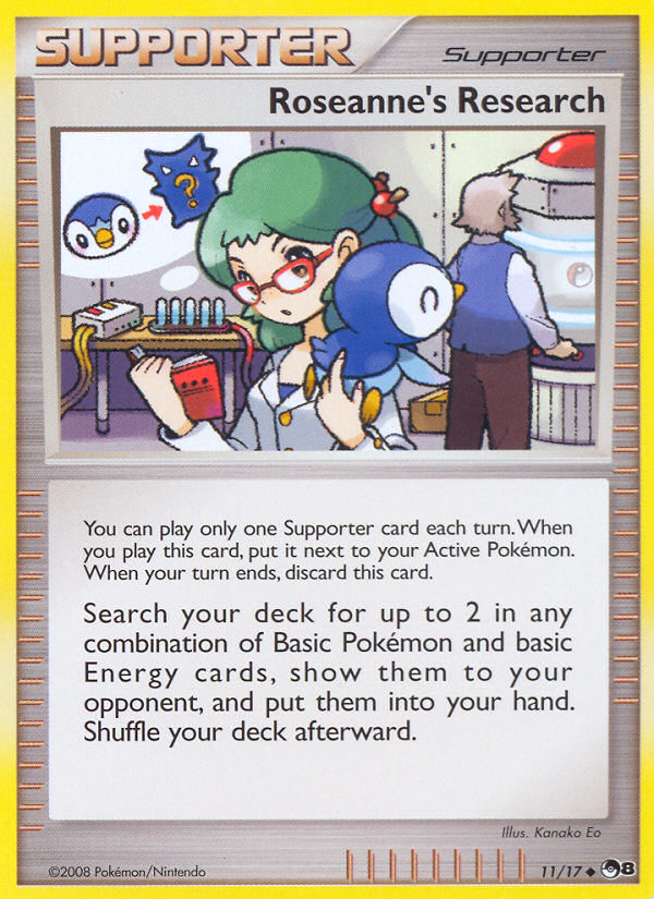 Roseanne's Research 11/17 Uncommon card from POP Series 8