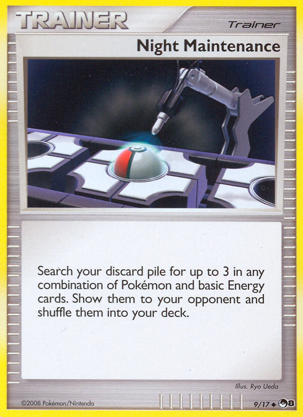 Night Maintenance 9/17 Uncommon card from POP Series 8
