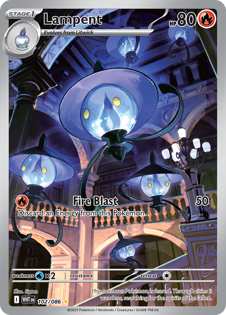 Lampent 102 Illustration Rare card from White Flare