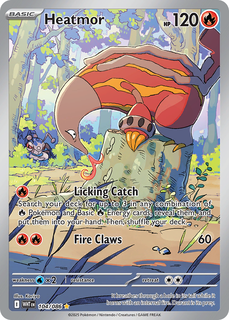 Heatmor 104 Illustration Rare card from White Flare