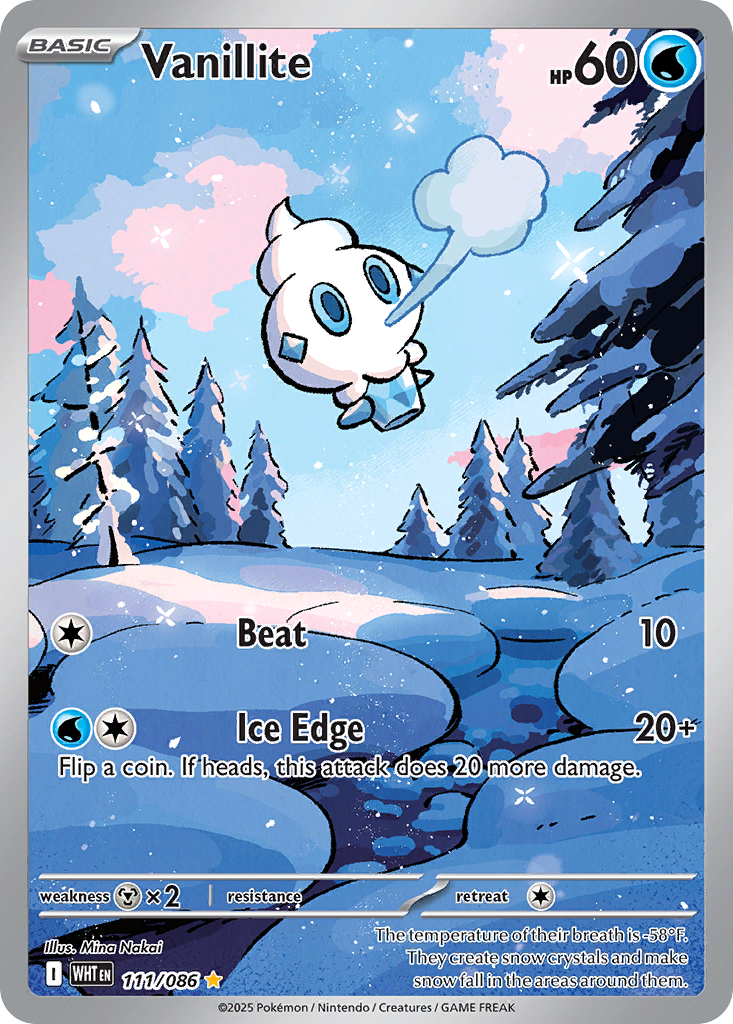 Vanillite 111 Illustration Rare card from White Flare
