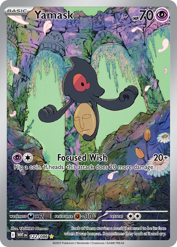 Yamask 122 Illustration Rare card from White Flare
