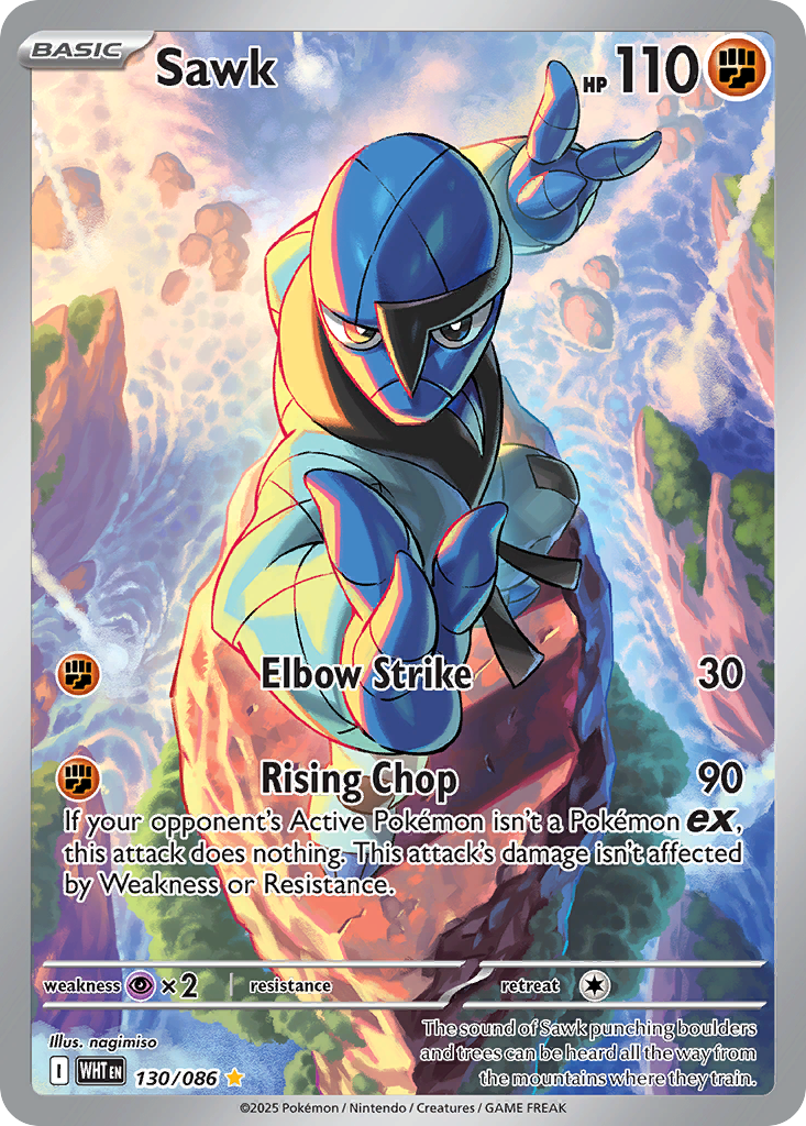 Sawk 130 Illustration Rare card from White Flare