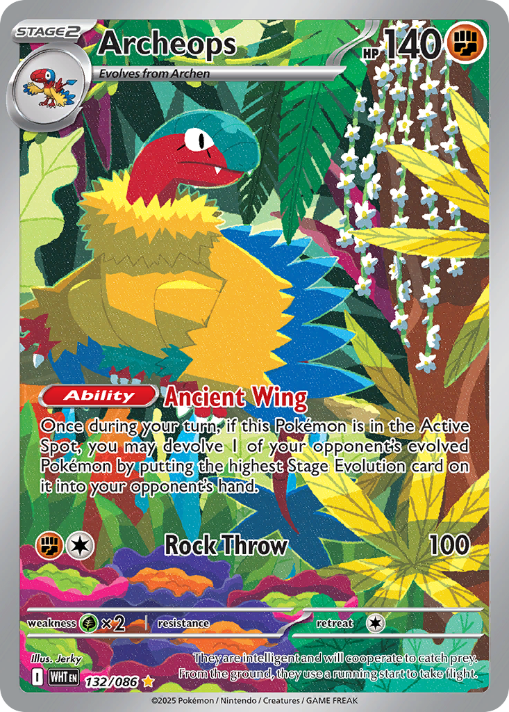Archeops 132/86 Illustration Rare card from White Flare